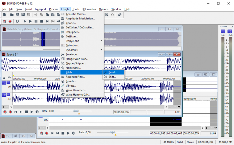 Скриншот к Sound Forge Pro
